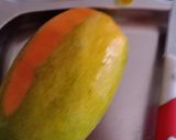 A picture of step 2 of Mango roll.
