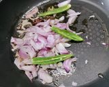 A picture of step 3 of Peas Pulao.