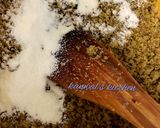A picture of step 3 of Green moong dal barfi.