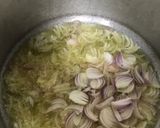 A picture of step 1 of Shimla mirch Qeema.