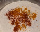 A picture of step 1 of Methi masala Puri.