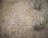 A picture of step 4 of Kofta biryani.