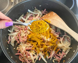 Une image de l'étape 4 de Curry de patate douce au lait de coco.