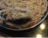 Foto del paso 8 de la receta Espaguetis integrales con puerro y tomate
