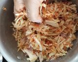 A picture of step 1 of Cabbage Manchurian.