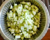 A picture of step 1 of Mango pickle.