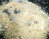 A picture of step 2 of RAGI-ALMOND Modak.