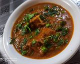 A picture of step 6 of Matar paneer dhaba style with wheat flour butter naan.