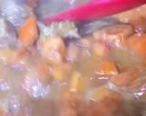 A picture of step 8 of Butt karahi.
