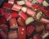 A picture of step 1 of Lentil and rhubarb stew - vegan.
