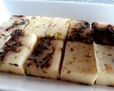 A picture of step 2 of Vanilla Chocolate Halwa.