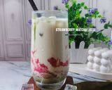 Foto langkah ke 4 dari resep 🍓Strawberry Matcha Latte 🍵.