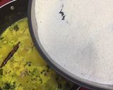 A picture of step 8 of Rava Upma.