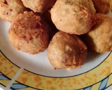 A picture of step 10 of Beans balls.