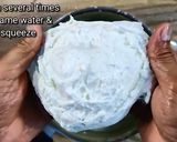 A picture of step 4 of How I made Mozzarella Cheese for first time.