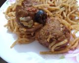 A picture of step 7 of Kofta Spaghetti 🍝🍝🍝.