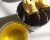 Foto langkah ke 3 dari resep Brownies Batik Keju Lumer.