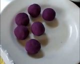 Hình bước làm 3 của món Khoai Tím Viên Phô Mai Chiên Xù
