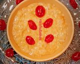 A picture of step 4 of Semiya and Cherry Payasam.