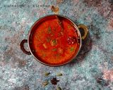A picture of step 7 of Jhinga or Prawn Malai Curry (Jhinga Masala).