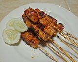Foto langkah ke 5 dari resep Sate Tempe pedas.