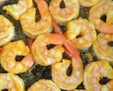 A picture of step 3 of Prawn Zafrani.