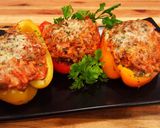 A picture of step 10 of Mike's Meat Stuffed Bell Peppers.