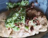 A picture of step 3 of Missi Roti Punjabi style.