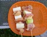 A picture of step 1 of Grilled Yakitori & Tsukune Over Charcoal at Camp.