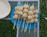 A picture of step 2 of Grilled Yakitori & Tsukune Over Charcoal at Camp.
