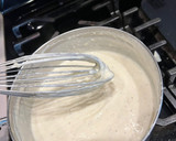 A picture of step 4 of Grilled Chicken with Alfredo Sauce.