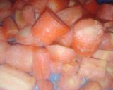 A picture of step 1 of Pure Carrots juice.