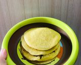Foto langkah ke 4 dari resep Pancake Teflon (Tanpa Susu, Takaran Sendok).
