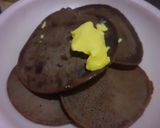 Foto langkah ke 3 dari resep Choco Pancake (Tanpa mikser, takaran sendok).
