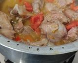 A picture of step 4 of Signature Mutton Akhni.