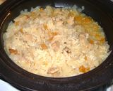 Foto del paso 13 de la receta: Cerdo cocinado en tajine con leche de coco y arroz