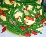 Foto langkah ke 2 dari resep Kacang panjang tofu fresh.