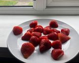 A picture of step 1 of Strawberry smoothie 🍓.