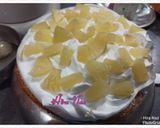 A picture of step 6 of Coloured Rosettes cake.