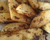 Foto del paso 3 de la receta: Sama Salvaje a la Plancha con Patatas Gajo y Mayonesa de Basil Lemongrass, Ajo y Salsa de Humo