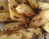Foto del paso 3 de la receta: Sama Salvaje a la Plancha con Patatas Gajo y Mayonesa de Basil Lemongrass, Ajo y Salsa de Humo