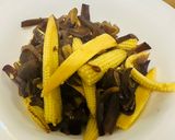 清炒木耳玉米筍的食譜步驟2照片