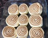 صورة لخطوة 8 من وصفة Cinnamon rolls رولات القرفة