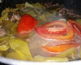 Hình bước làm 1 của món Canh dưa cải nấu nạm bò