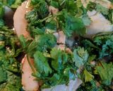 A picture of step 2 of Scallops & cilantro.