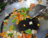 A picture of step 4 of Carrot, tomato Thinai Samai, Varagu, kuthiraivali sewai (rice Millets).