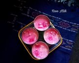 A picture of step 2 of Rose milk.