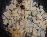 A picture of step 3 of Roasted Potato Poriyal.