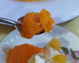 Foto del paso 6 de la receta: Flan De Zapallo Sin Huevo, Sin Horno Con Crema Y Frutas