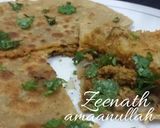 A picture of step 4 of Qeema Methi Paratha.